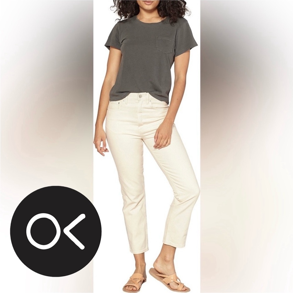 Women’s OUTERKNOWN Dune High-rise Slim fit S.E.A. Jeans Size 30 NWT Beige/Cream